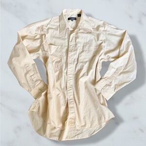 Christian Dior Button up Cream dress shirt